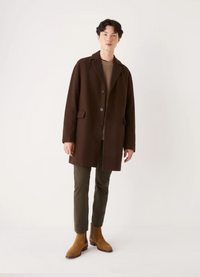 Lawrence Recycled Wool Topcoat by Frank and Oak
