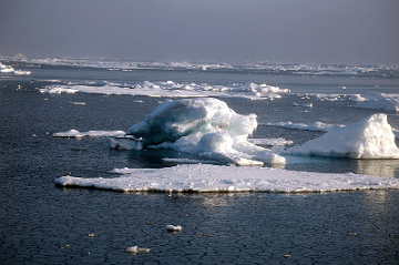Ice in the East Siberian Sea