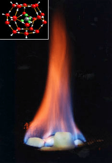 Burning hydrate inlay US Office Naval Research