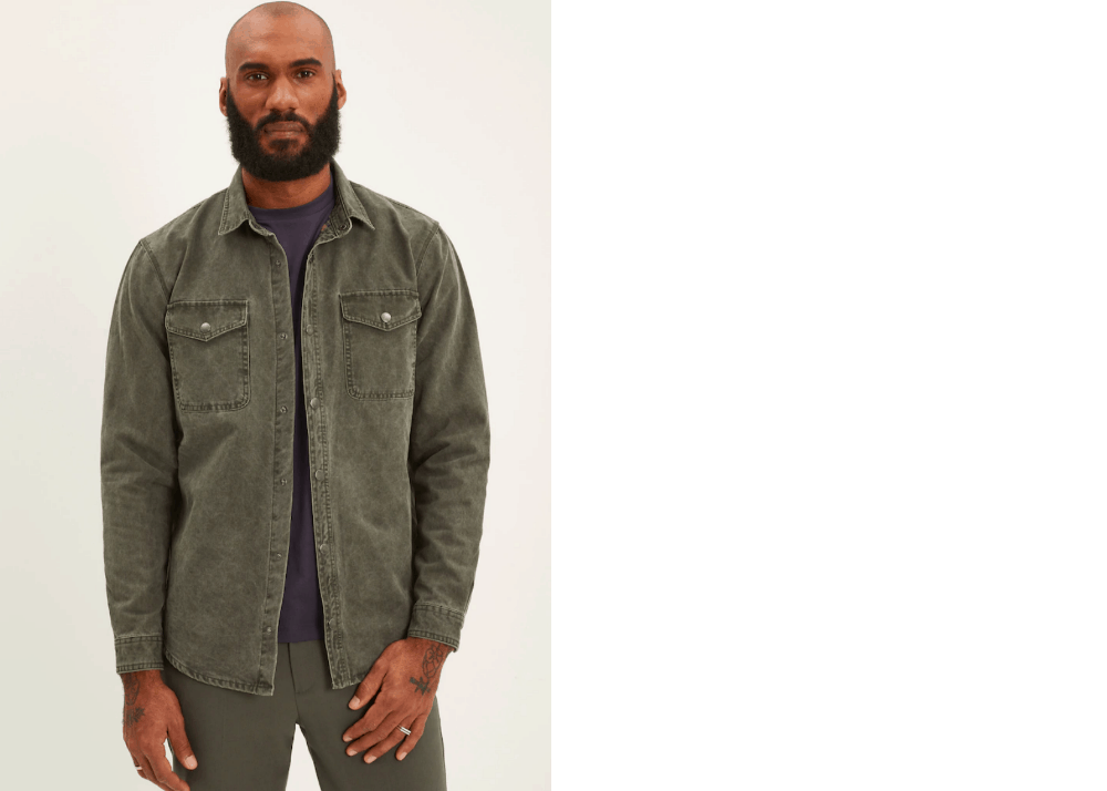 Cotton canvas shirt by Frank and Oak